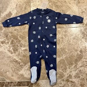 BNWT Pekkle Organic Cotton Navy Blue Racquet Ball Sleeper